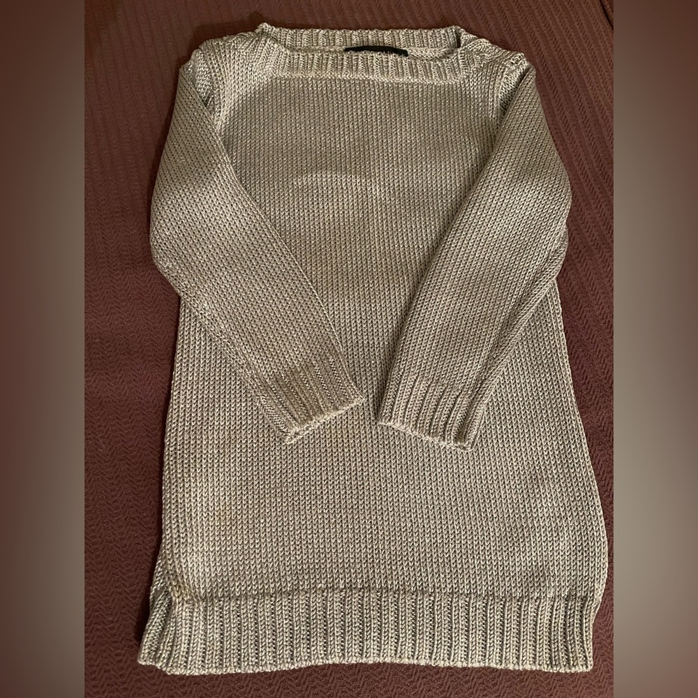 Ralph Lauren silver top. Size Small.
